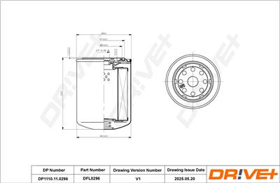 Dr!ve+ DP1110.11.0296 Číslo výrobce: DFL0296. EAN: 5907714167966.