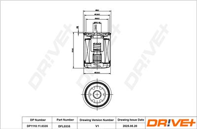 Dr!ve+ DP1110.11.0335 Číslo výrobce: DFL0335. EAN: 5907714199318.