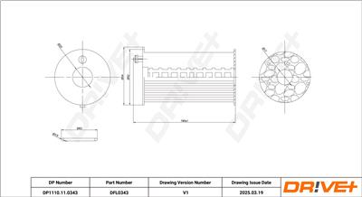 Dr!ve+ DP1110.11.0343 Číslo výrobce: DFL0343. EAN: 5907714199394.