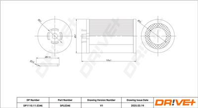Dr!ve+ DP1110.11.0346 Číslo výrobce: DFL0346. EAN: 5907714199424.