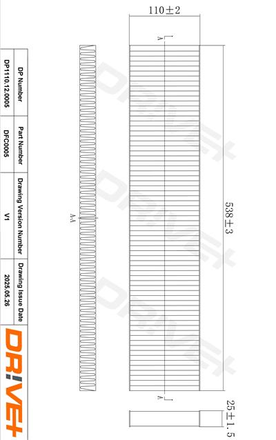 Dr!ve+ DP1110.12.0005 Číslo výrobce: DFC0005. EAN: 5907714162671.
