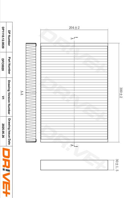 Dr!ve+ DP1110.12.0020 Číslo výrobce: DFC0020. EAN: 5907714162572.