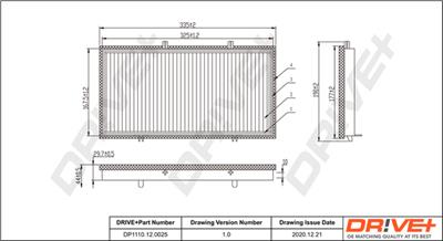 Dr!ve+ DP1110.12.0025 Číslo výrobce: DFC0025. EAN: 5907714162992.