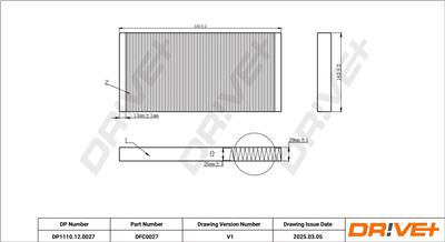 Dr!ve+ DP1110.12.0027 Číslo výrobce: DFC0027. EAN: 5907714162947.