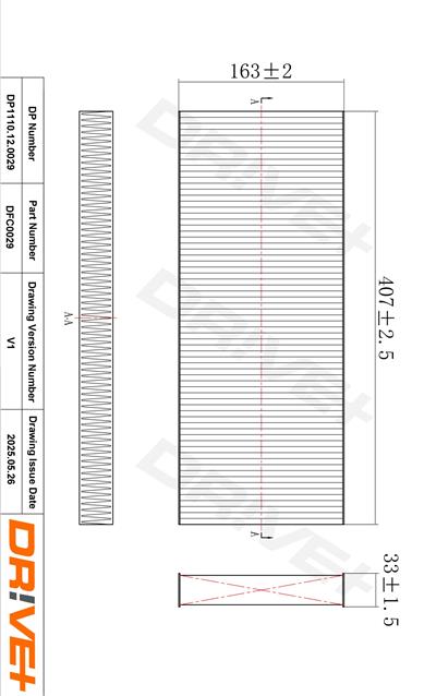Dr!ve+ DP1110.12.0029 Číslo výrobce: DFC0029. EAN: 5907714162916.
