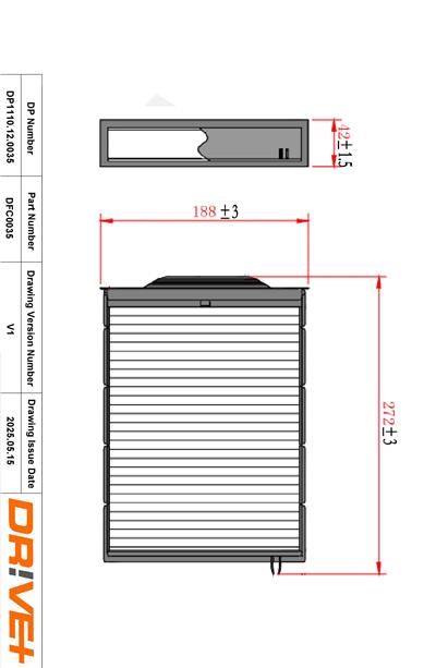 Dr!ve+ DP1110.12.0035 Číslo výrobce: DFC0035. EAN: 5907714162817.
