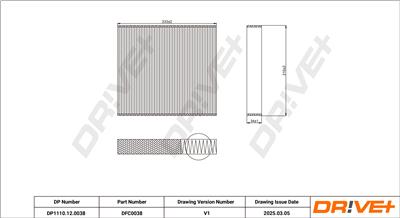 Dr!ve+ DP1110.12.0038 Číslo výrobce: DFC0038. EAN: 5907714162978.