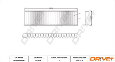 Dr!ve+ DP1110.12.0044 Číslo výrobce: DFC0044. EAN: 5907714163111.