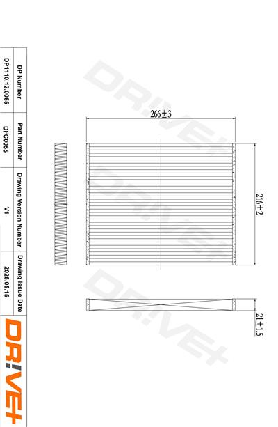 Dr!ve+ DP1110.12.0055 Číslo výrobce: DFC0055. EAN: 5907714162640.