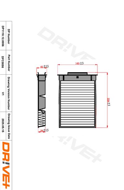 Dr!ve+ DP1110.12.0056 Číslo výrobce: DFC0056. EAN: 5907714162862.