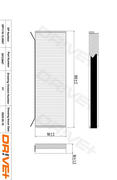 Dr!ve+ DP1110.12.0067 Číslo výrobce: DFC0067. EAN: 5907714162725.