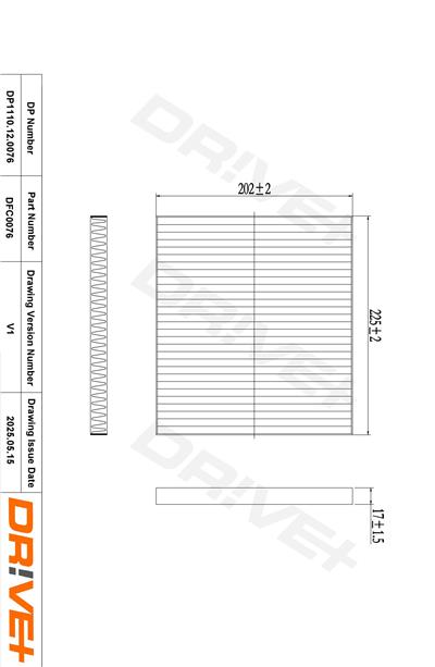 Dr!ve+ DP1110.12.0076 Číslo výrobce: DFC0076. EAN: 5907714152566.