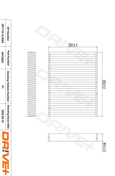 Dr!ve+ DP1110.12.0082 Číslo výrobce: DFC0082. EAN: 5907714152627.