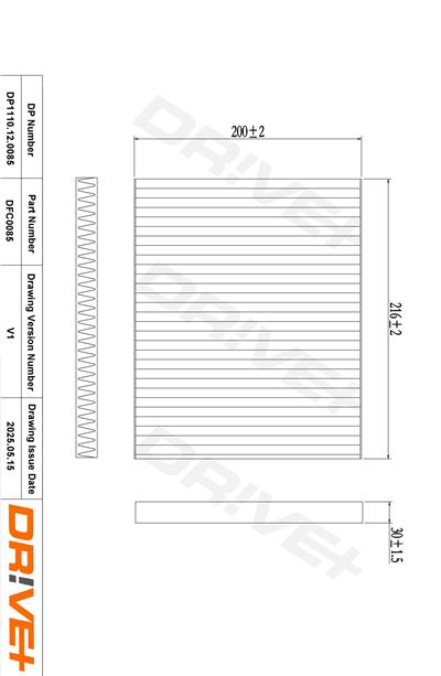 Dr!ve+ DP1110.12.0085 Číslo výrobce: DFC0085. EAN: 5907714152658.