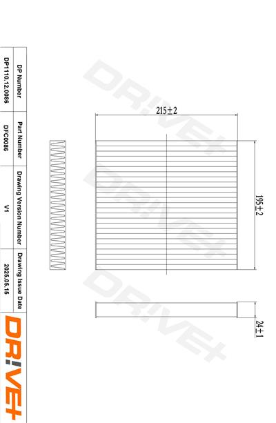 Dr!ve+ DP1110.12.0086 Číslo výrobce: DFC0086. EAN: 5907714152665.