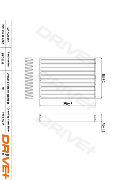 Dr!ve+ DP1110.12.0087 Číslo výrobce: DFC0087. EAN: 5907714152672.