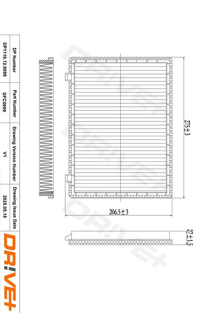 Dr!ve+ DP1110.12.0099 Číslo výrobce: DFC0099. EAN: 5907714152795.