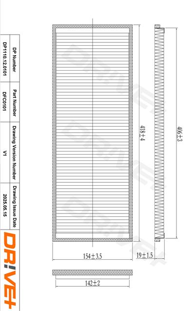 Dr!ve+ DP1110.12.0101 Číslo výrobce: DFC0101. EAN: 5907714152818.