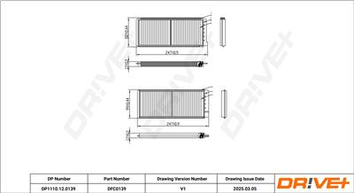 Dr!ve+ DP1110.12.0139 Číslo výrobce: DFC0139. EAN: 5907714153198.