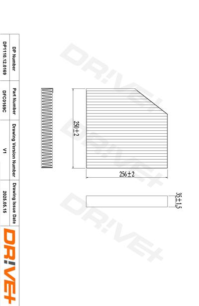 Dr!ve+ DP1110.12.0169 Číslo výrobce: DFC0169C. EAN: 5907714153495.