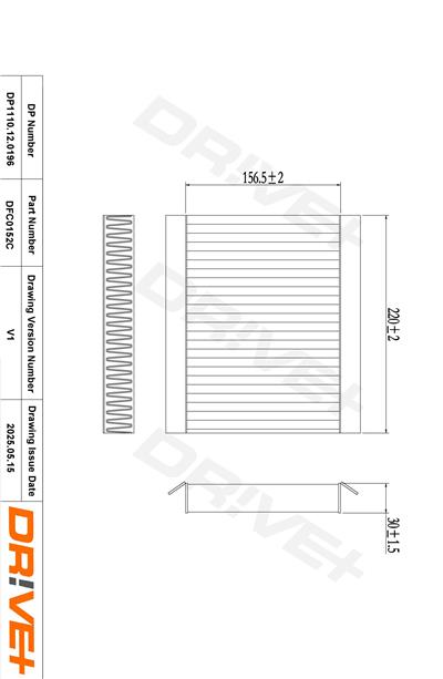 Dr!ve+ DP1110.12.0196 Číslo výrobce: DFC0152C. EAN: 5907714153761.