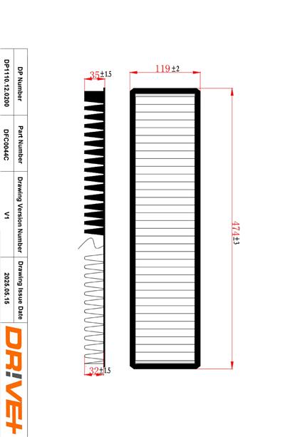 Dr!ve+ DP1110.12.0200 Číslo výrobce: DFC0044C. EAN: 5907714153808.