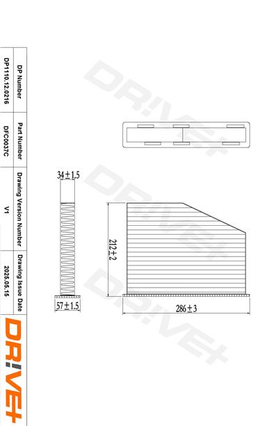 Dr!ve+ DP1110.12.0216 Číslo výrobce: DFC0037C. EAN: 5907714153969.
