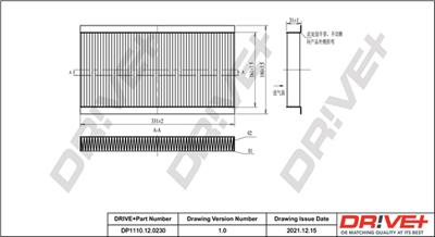 Dr!ve+ DP1110.12.0230 Číslo výrobce: DFC0027C. EAN: 5907714154102.