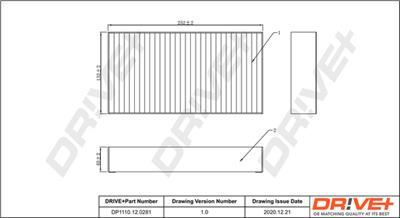Dr!ve+ DP1110.12.0281 Číslo výrobce: DFC0281C. EAN: 5907714154614.