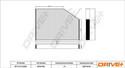 Dr!ve+ DP1110.12.0282 Číslo výrobce: DFC0102C. EAN: 5907714154621.
