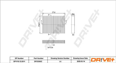 Dr!ve+ DP1110.12.0311 Číslo výrobce: DFC0393C. EAN: 5907714166822.