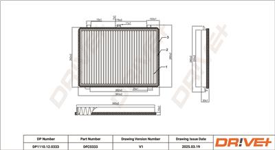 Dr!ve+ DP1110.12.0333 Číslo výrobce: DFC0333. EAN: 5907714166198.