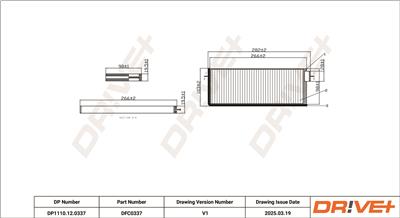 Dr!ve+ DP1110.12.0337 Číslo výrobce: DFC0337. EAN: 5907714166235.