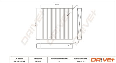 Dr!ve+ DP1110.12.0348 Číslo výrobce: DFC0348. EAN: 5907714166341.