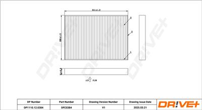 Dr!ve+ DP1110.12.0384 Číslo výrobce: DFC0384. EAN: 5907714166709.