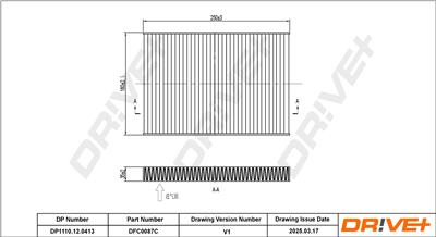 Dr!ve+ DP1110.12.0413 Číslo výrobce: DFC0087C.