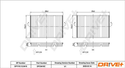 Dr!ve+ DP1110.12.0415 Číslo výrobce: DFC0415C.