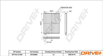 Dr!ve+ DP1110.12.1024 Číslo výrobce: DFC0395H. EAN: 7630556928089.
