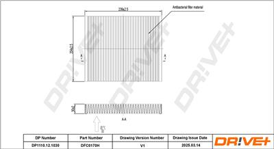 Dr!ve+ DP1110.12.1030 Číslo výrobce: DFC0170H. EAN: 7630556928140.
