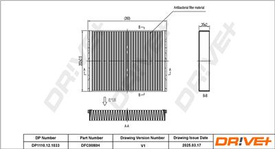 Dr!ve+ DP1110.12.1033 Číslo výrobce: DFC0080H. EAN: 7630556928171.