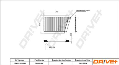 Dr!ve+ DP1110.12.1080 Číslo výrobce: DFC0019H. EAN: 7630556928645.