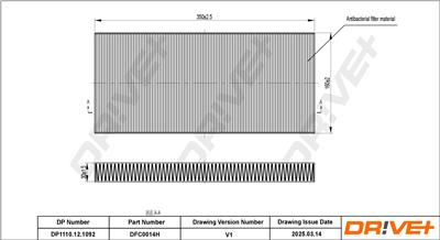 Dr!ve+ DP1110.12.1092 Číslo výrobce: DFC0014H. EAN: 7630556928768.