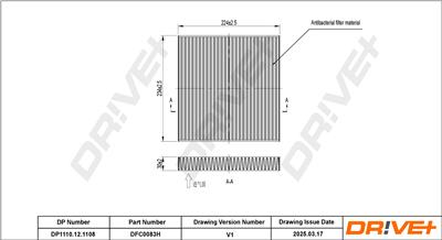 Dr!ve+ DP1110.12.1108 Číslo výrobce: DFC0083H. EAN: 7630556928928.
