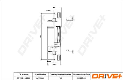 Dr!ve+ DP1110.13.0011 Číslo výrobce: DFF0011. EAN: 5907714164545.