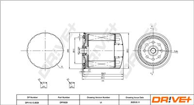 Dr!ve+ DP1110.13.0029 Číslo výrobce: DFF0029. EAN: 5907714164637.