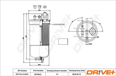 Dr!ve+ DP1110.13.0033 Číslo výrobce: DFF0033. EAN: 5907714164163.