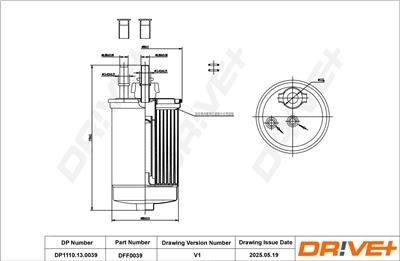 Dr!ve+ DP1110.13.0039 Číslo výrobce: DFF0039. EAN: 5907714164507.