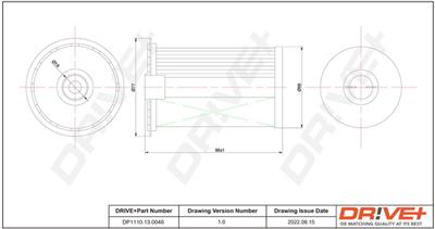 Dr!ve+ DP1110.13.0046 Číslo výrobce: DFF0046. EAN: 5907714164446.