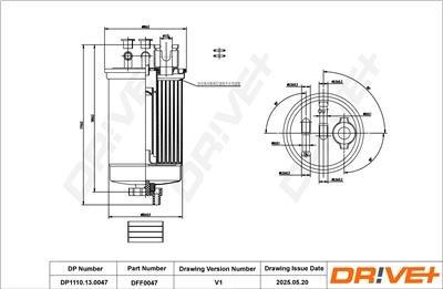 Dr!ve+ DP1110.13.0047 Číslo výrobce: DFF0047. EAN: 5907714164286.