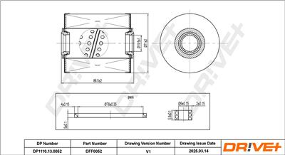 Dr!ve+ DP1110.13.0052 Číslo výrobce: DFF0052. EAN: 5907714164682.